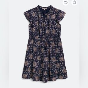 Les Serein Flutter Sleeve Aline Dress